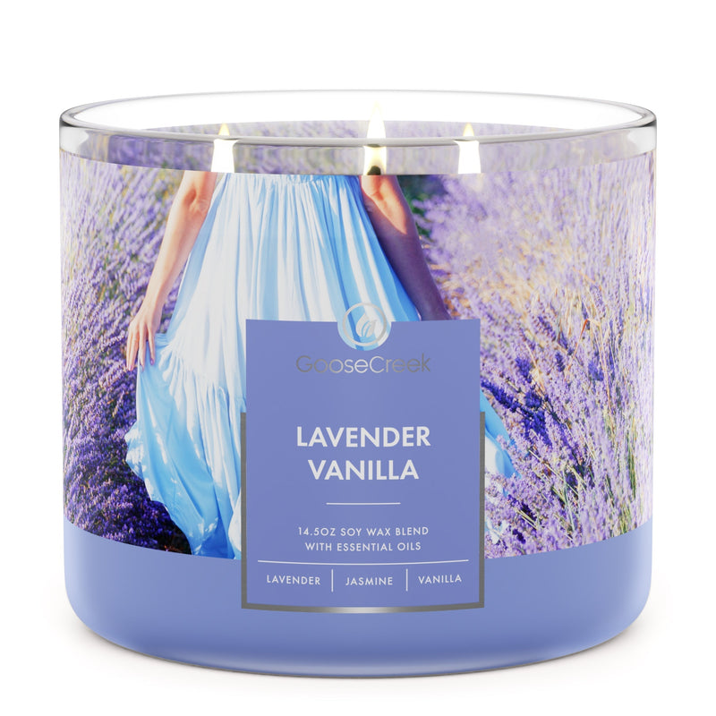 Lavender Vanilla 3-Wick Candle (S10AGA)