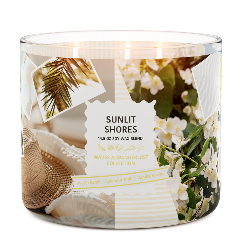 Sunlit Shores 3-Wick Candle (S10858)